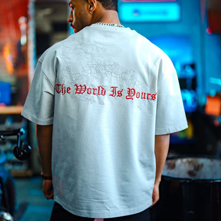 Micibill T-Shirt - "The World Is Yours" Graphic Tee