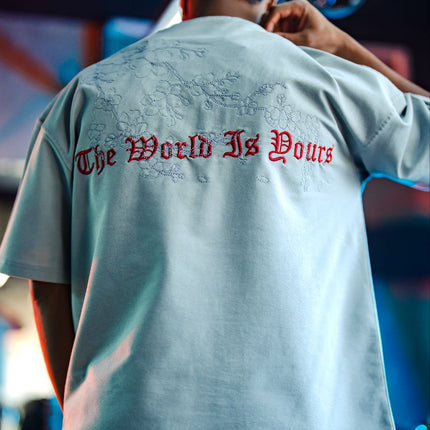 Micibill T-Shirt - "The World Is Yours" Graphic Tee