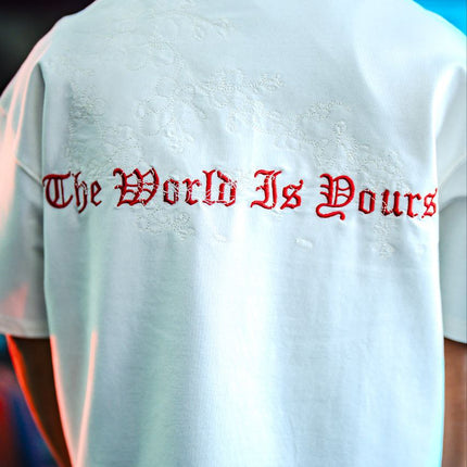 Micibill T-Shirt - "The World Is Yours" Graphic Tee