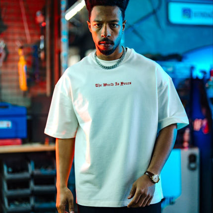 Micibill T-Shirt - "The World Is Yours" Graphic Tee