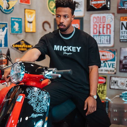 Mickey Mouse Don't Touch Me Graphic Cotton Tee