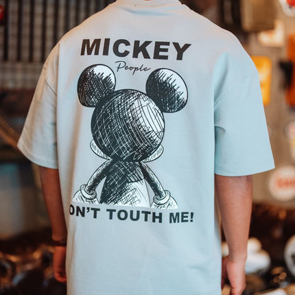 Mickey Mouse Don't Touch Me Graphic Cotton Tee