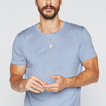 Men's Crew Neck Stripe Tee