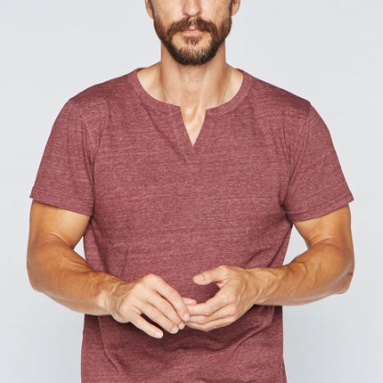 Men's Tri-Blend Cross V-Neck Tee