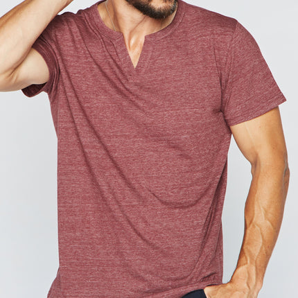 Men's Tri-Blend Cross V-Neck Tee
