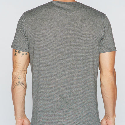 Men's Crew Neck Stripe Tee