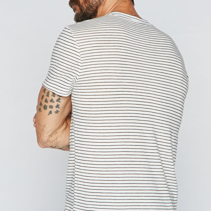 Men's V-Pocket Stripe Tee