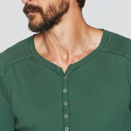 Men's Long Sleeve Henley