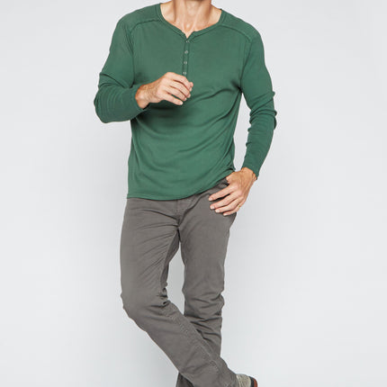 Men's Long Sleeve Henley