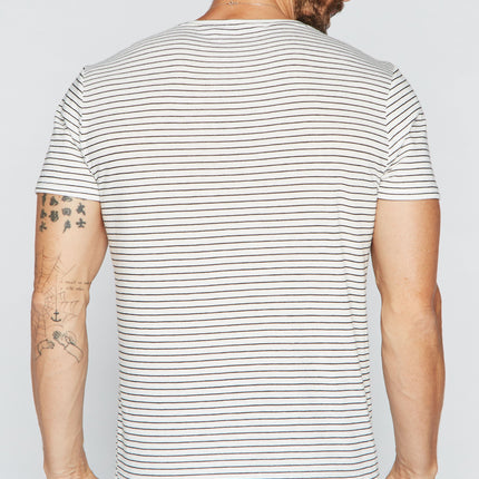 Men's Crew Neck Stripe Tee