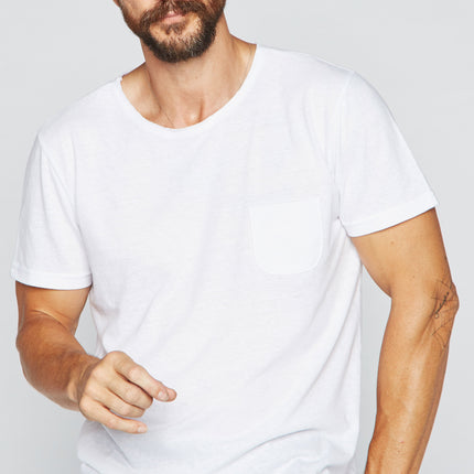 Men's Jersey Crew Neck Pocket Sailor Tee