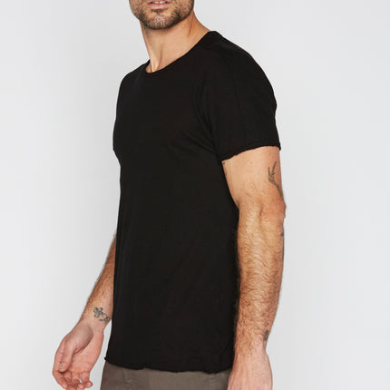 Men's Cotton Linen V-Neck Tee