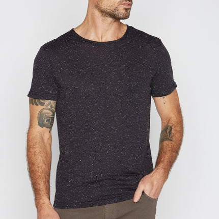Men's Pocket Sailor Tee - Multi-Dot Black & White