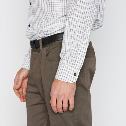 Men's Checkered Cotton Button Up Shirt