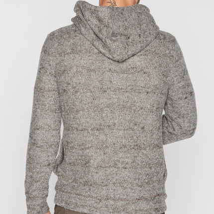 Men's Soft Knit Melange Pullover Hoodie