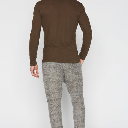 Men's Soft Knit Melange Jogger Pant