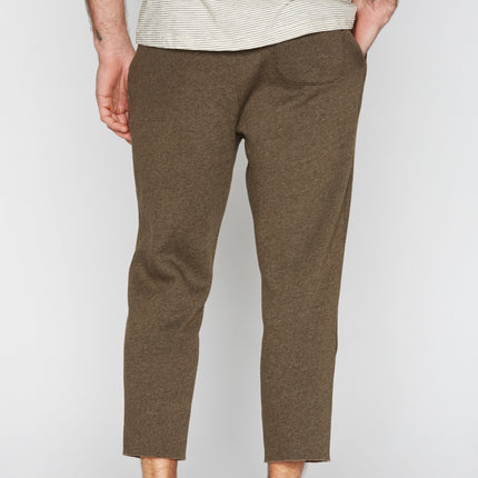 Men's French Terry Cut Off Raw Hem Sweatpant