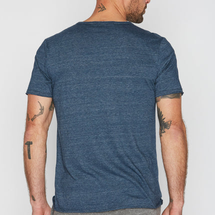 Men's Tri-Blend Patch Sleeve Tee