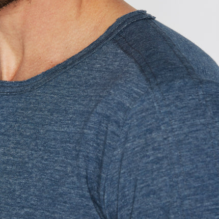 Men's Tri-Blend Patch Sleeve Tee