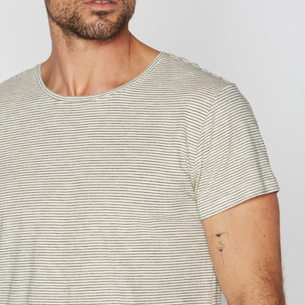 Men's Crew Neck Stripe Tee
