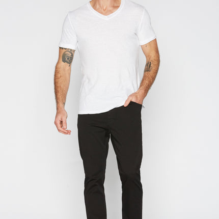 Men's Cotton Linen V-Neck Tee