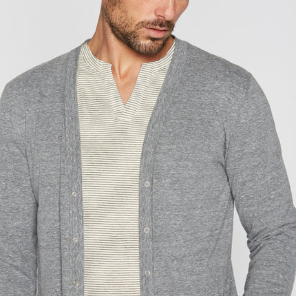Men's Tri-Blend Cardigan Sweater