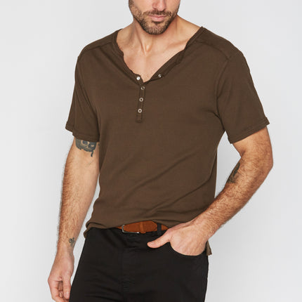 Men's Henley Short Sleeve