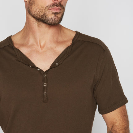 Men's Henley Short Sleeve