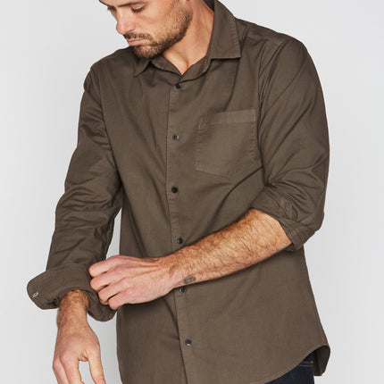 Men's Cotton Button Up Shirt