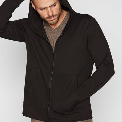 Men's Performance Ponte Zip Front Hoodie