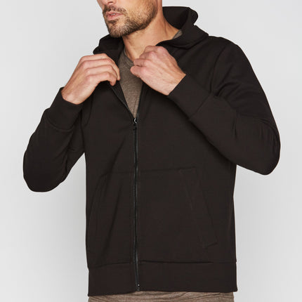 Men's Performance Ponte Zip Front Hoodie
