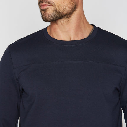 Men's Performance Ponte Top Stitch Crew Neck Sweatshirt