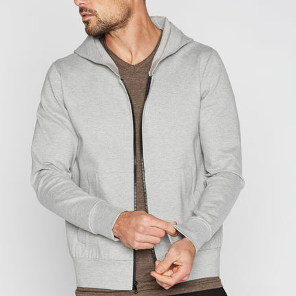 Men's Performance Ponte Zip Front Hoodie