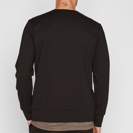 Men's Performance Ponte Top Stitch Crew Neck Sweatshirt