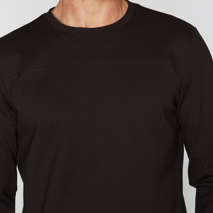 Men's Performance Ponte Top Stitch Crew Neck Sweatshirt