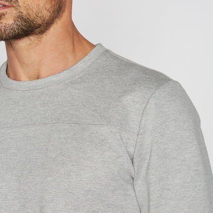 Men's Performance Ponte Top Stitch Crew Neck Sweatshirt