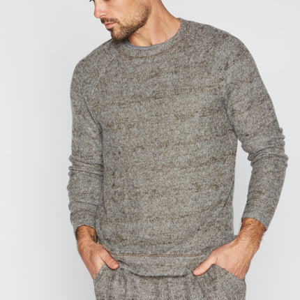 Men's Soft Knit Melange Pullover Sweater
