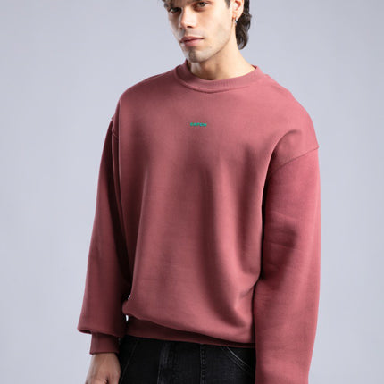 Minimalist Oversized Crewneck Sweatshirt - CATCH Logo Pullover