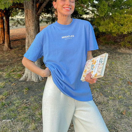 Miracles Blue Unisex Tee