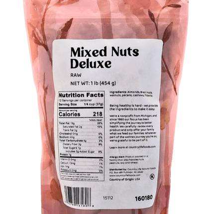 Mixed Nuts Deluxe, Raw