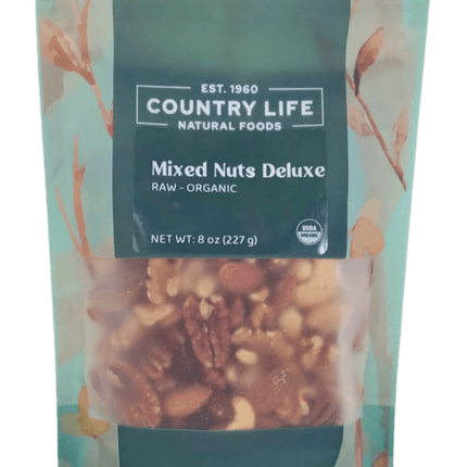 Mixed Nuts Deluxe, Raw, Organic