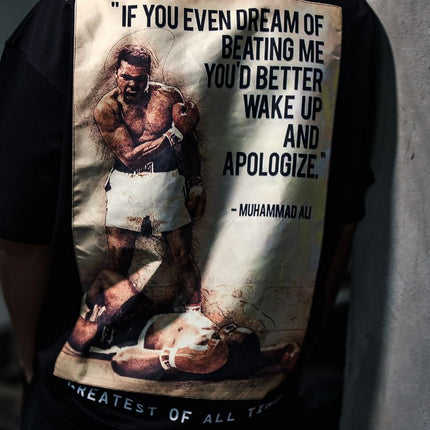 Muhammad Ali Graphic Cotton T-Shirt – Greatest of All Time