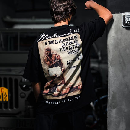 Muhammad Ali Graphic Cotton T-Shirt – Greatest of All Time