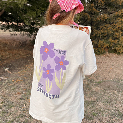 My Strength Floral Unisex Tee