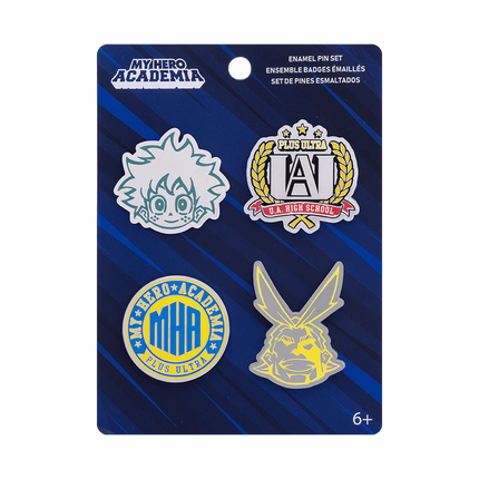 My Hero Academia 4-Pack Pin Set
