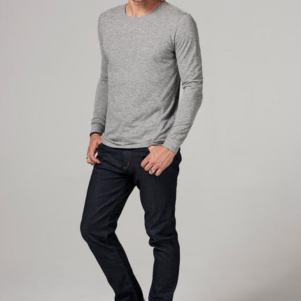 Men's Novelty Texture Long Sleeve Pullover