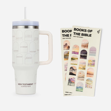NT Bible Checklist 40 oz Tumbler