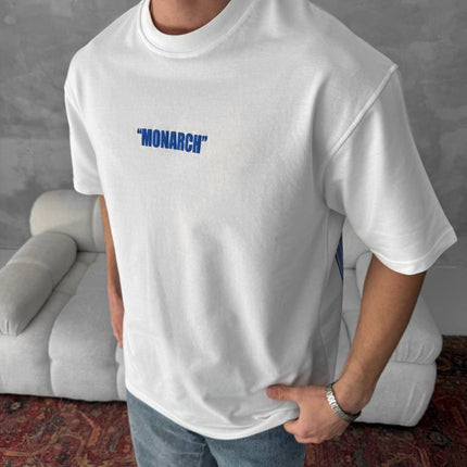 Neon Drip Cotton T-Shirt / Back Print Streetwear Tee