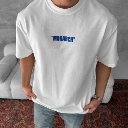 Neon Drip Cotton T-Shirt / Back Print Streetwear Tee