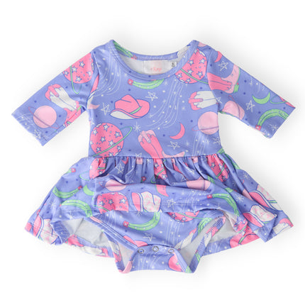 Neon Moon 3/4 Sleeve Twirl Bodysuit